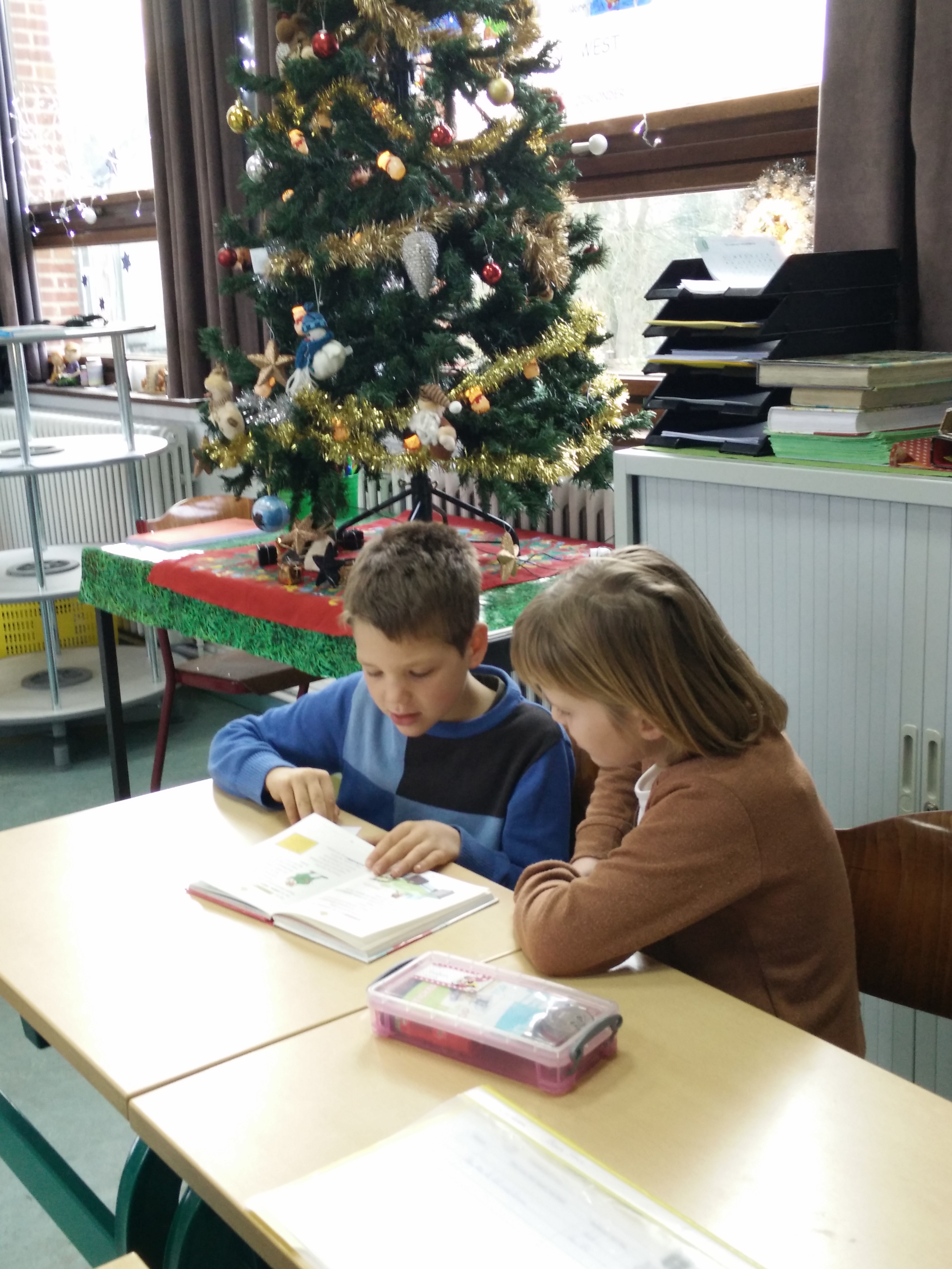 Tutorlezen met 3a en 5b                               16 december 2016